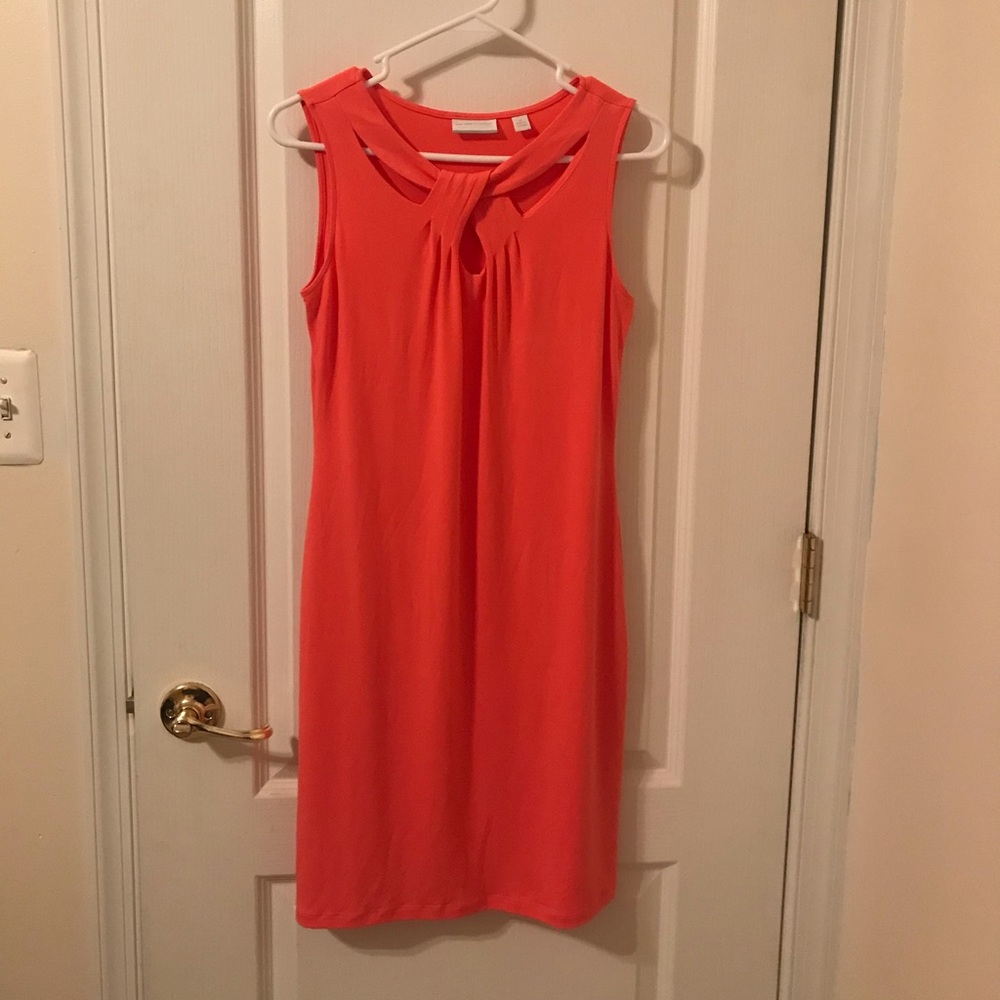 New York & Company Coral Sleeveless Dress